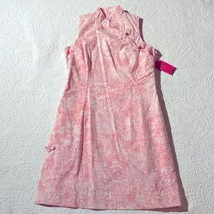 COPY - Lily Pulitzer Suzy Printed Flamingo Pin Jubilee Toile Dress